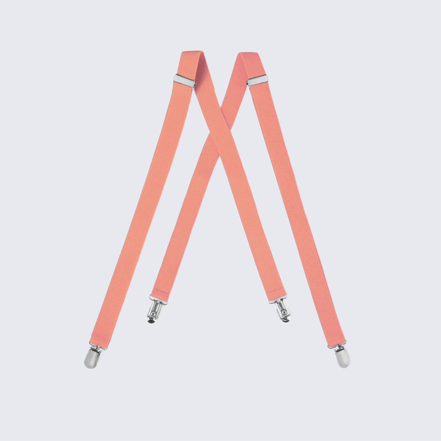 Coral Suspenders for Kids Teen Children - Wedding