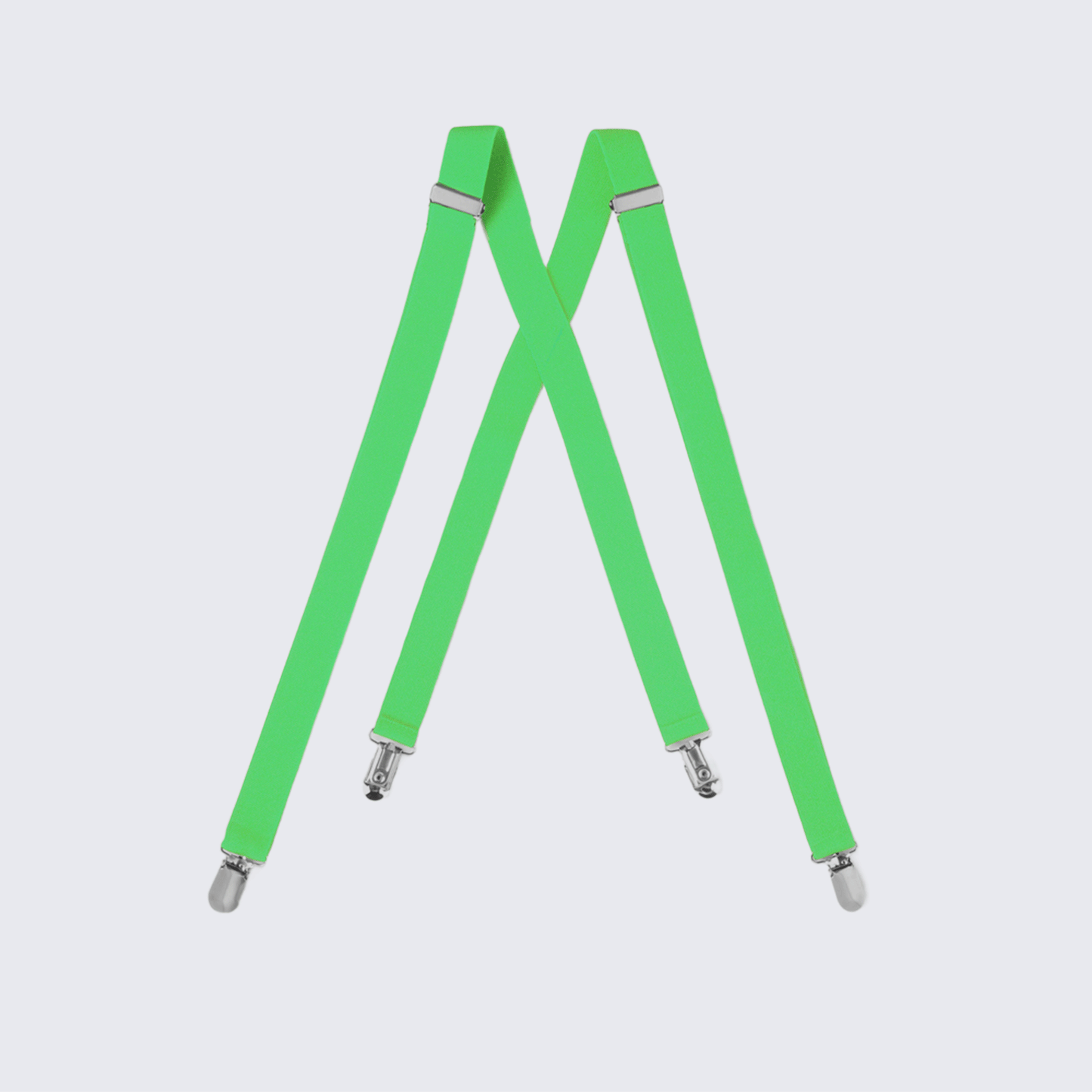 Lime Green Suspenders for Kids Teen Children - Wedding