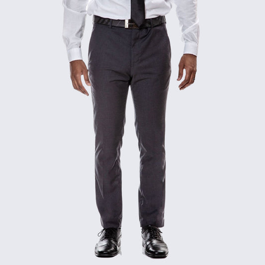[DISCOUNTED] Charcoal Skinny Fit Suit Three Piece Set - Limited Sizes