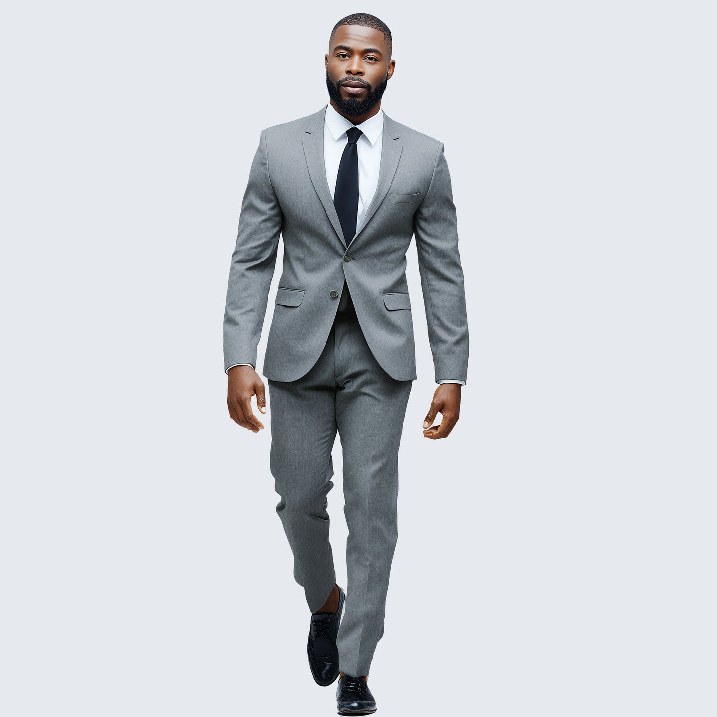 Grey Suit Package – Slim or Classic Fit (Suit, Shirt & Tie)