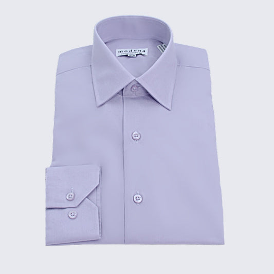 Men's Lavender Contemporary Fit Dress Shirt