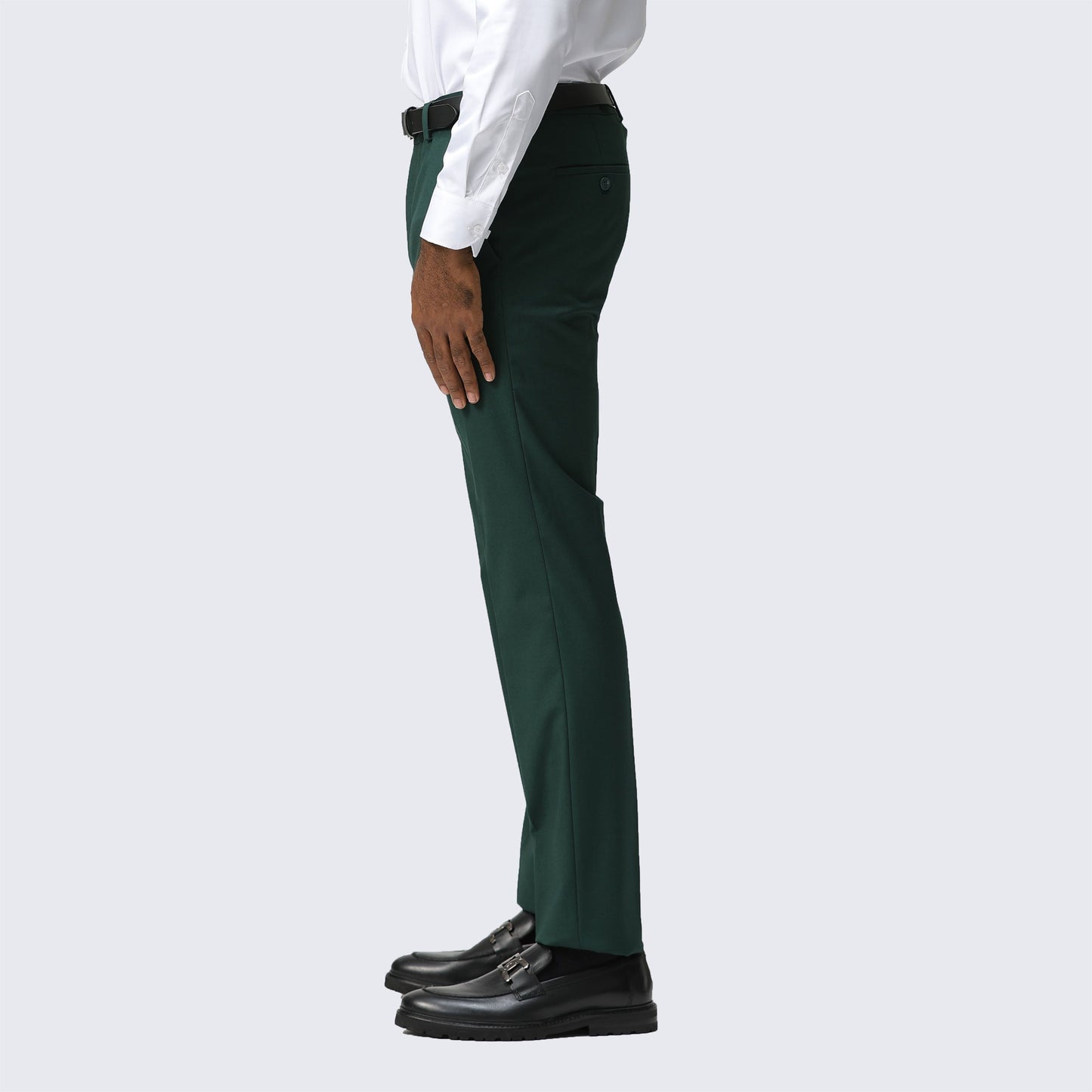 Mens Green Dress Pants Skinny Fit