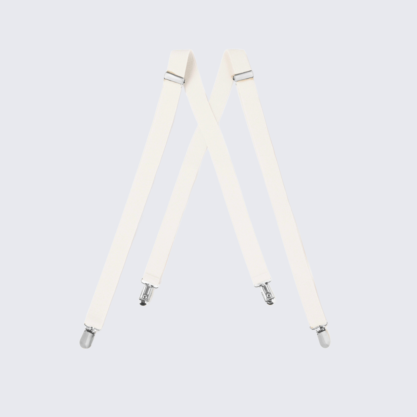 Ivory Suspenders  for Kids Teen Children - Wedding